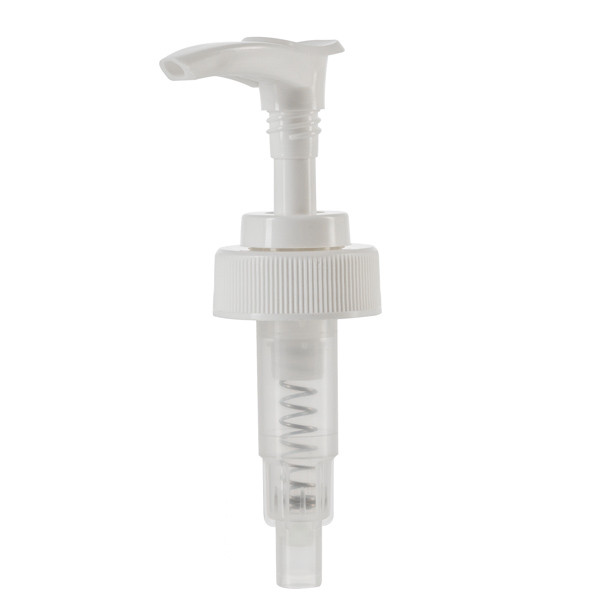 White lotion pump
