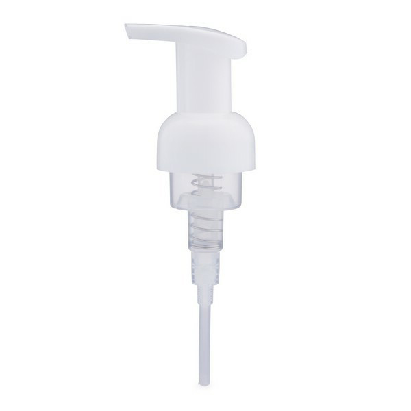 White foaming pump cap