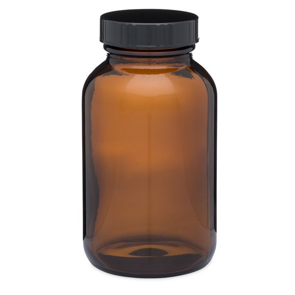 Amber pill packer bottle