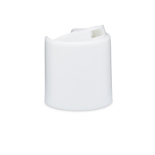 White disc top cap