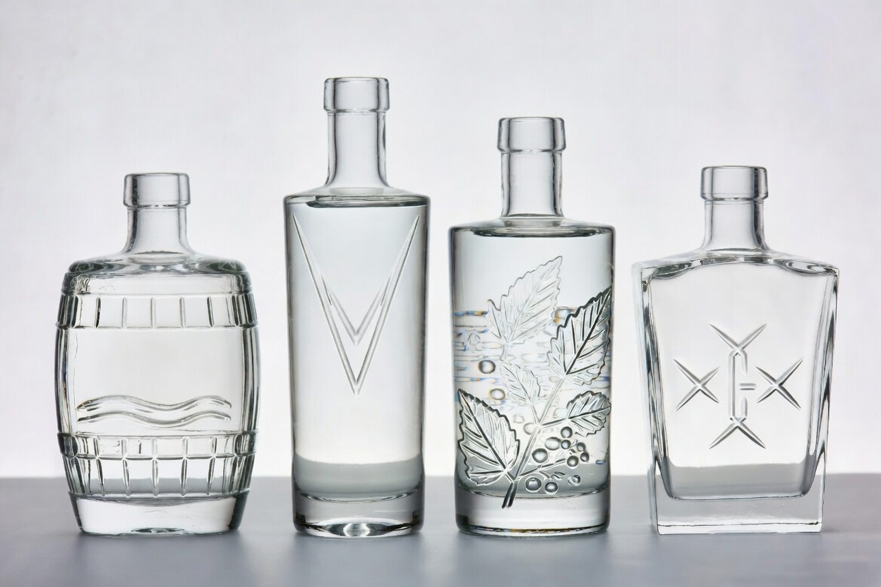 Custom glass bottles