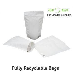 Recyclable stand up pouches