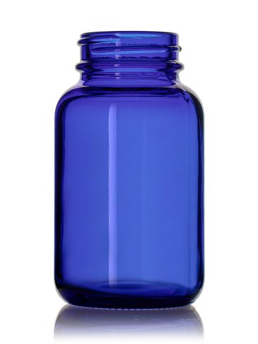 Cobalt blue glass pill packer
