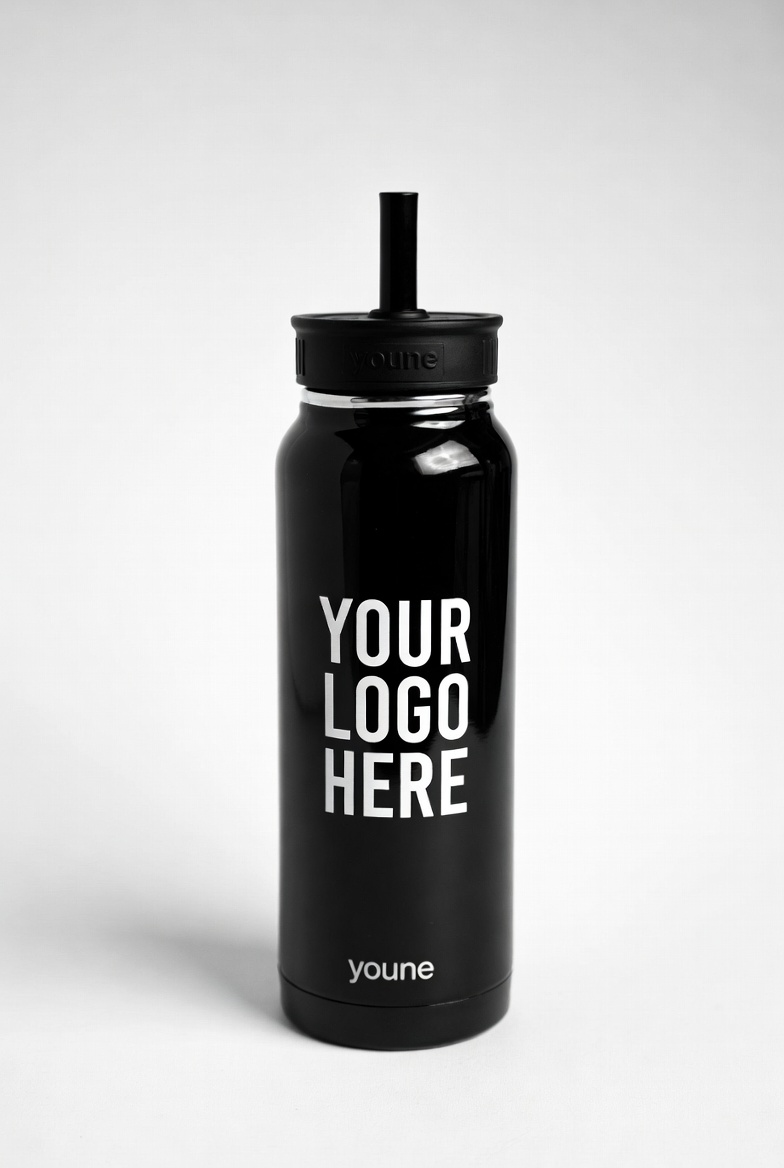 Branded steel bottle